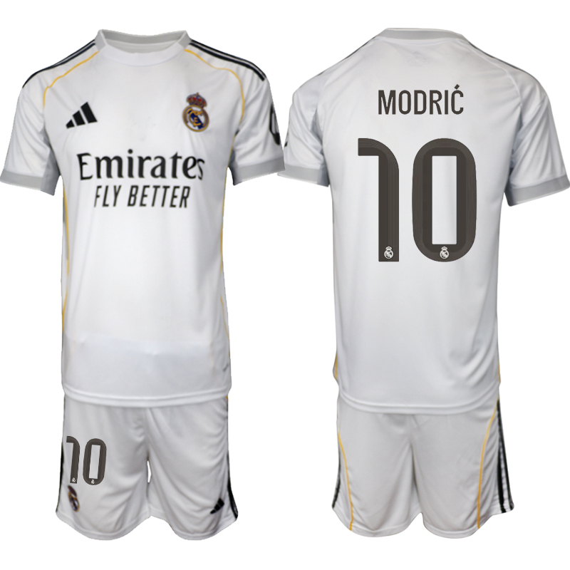 Men 2025-2026 Club Real Madrid home white #10 Soccer Jersey 01